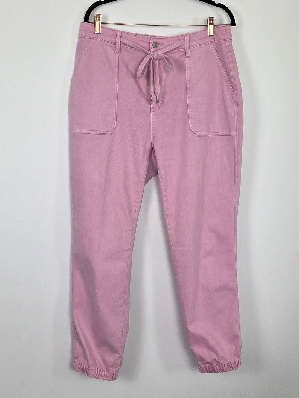 Judy Blue Pink Drawstring Jogger Pants - Picture 3 of 15